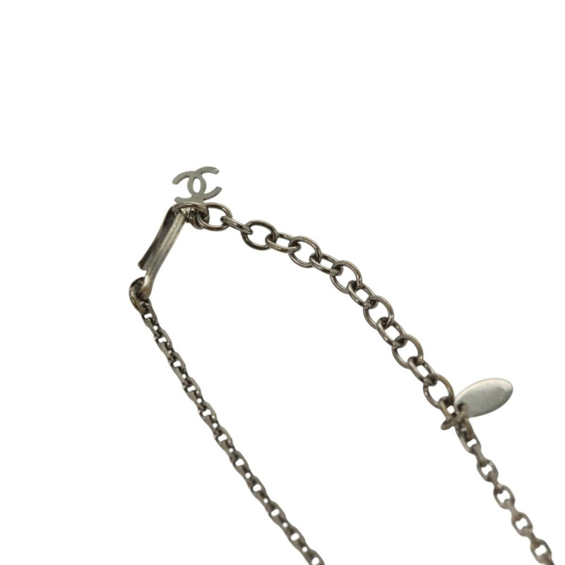 【日本直送】香奈兒 (CHANEL) 項鍊 金屬 黑色 CC 正品 136337-6