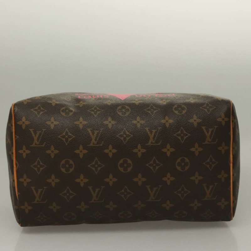 【日本直送】路易威登 Monogram V Line Speedy 30 手提包粉紅色 LV 正品 136293-4