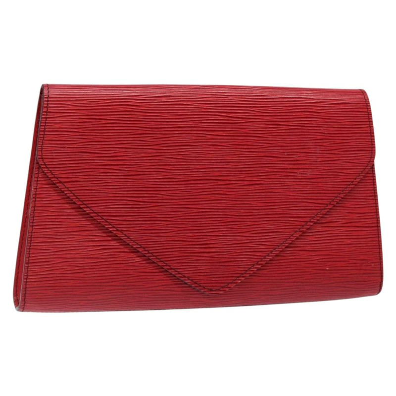 【日本直送】路易威登 Epi 裝飾藝術風格手拿包 紅色 M52637 LV 授權 136041-0