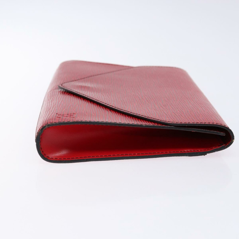 【日本直送】路易威登 Epi 裝飾藝術風格手拿包 紅色 M52637 LV 授權 136041-2