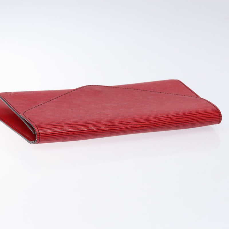 【日本直送】路易威登 Epi 裝飾藝術風格手拿包 紅色 M52637 LV 授權 136041-4