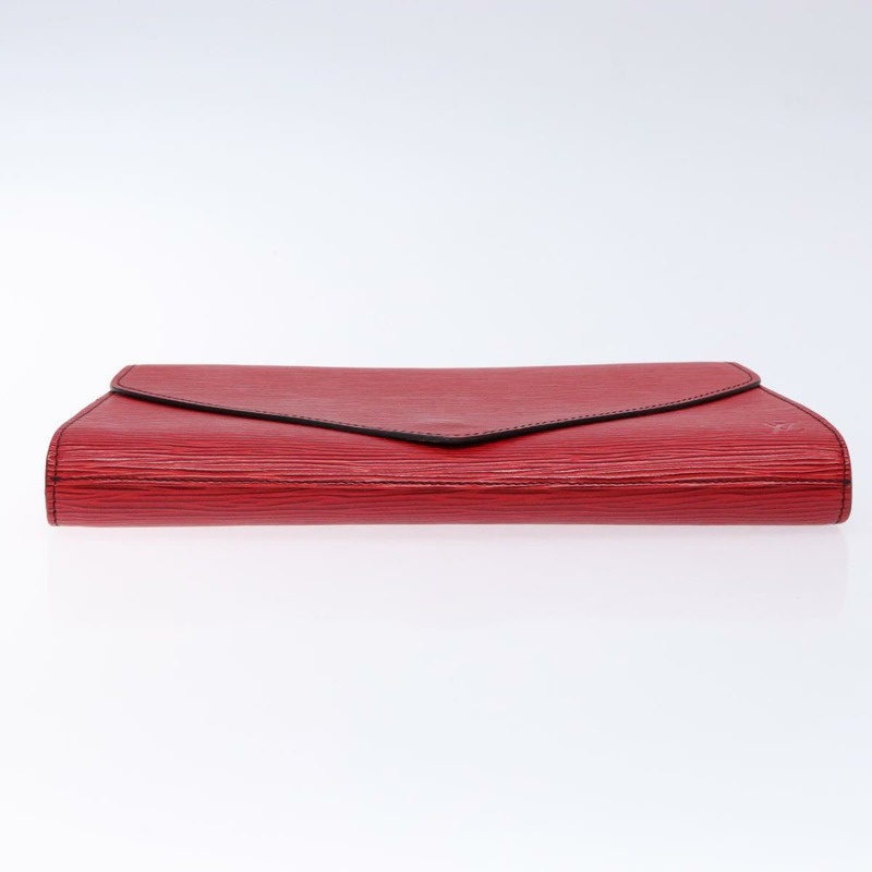 【日本直送】路易威登 Epi 裝飾藝術風格手拿包 紅色 M52637 LV 授權 136041-5