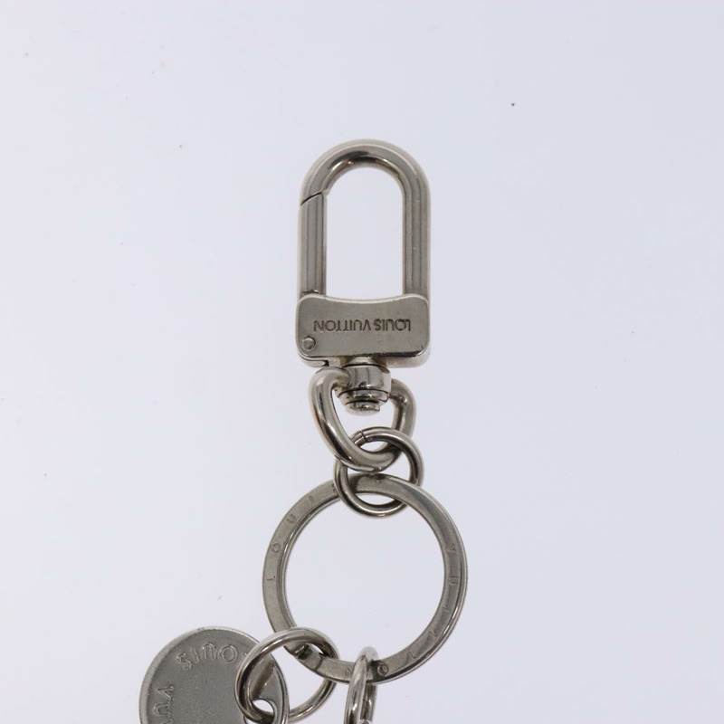 【日本直送】路易威登 Porte Cles LV 繩索吊飾 金屬 銀色 M66497 LV Auth 133502-2