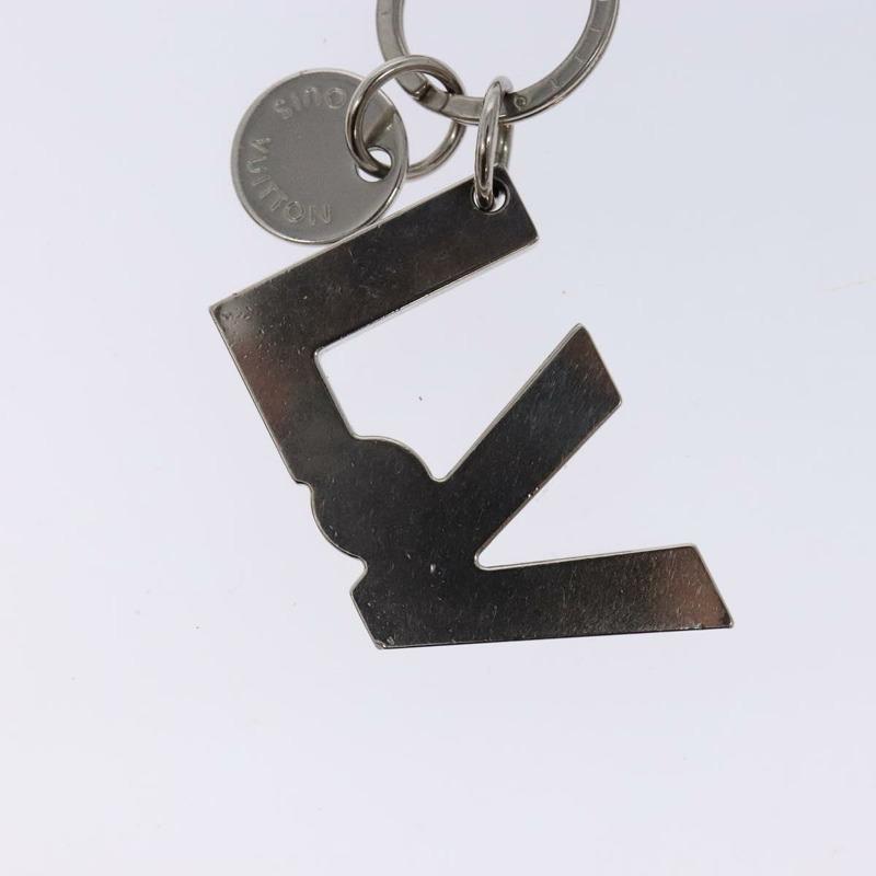 【日本直送】路易威登 Porte Cles LV 繩索吊飾 金屬 銀色 M66497 LV Auth 133502-4