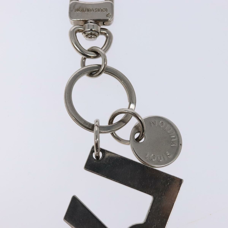 【日本直送】路易威登 Porte Cles LV 繩索吊飾 金屬 銀色 M66497 LV Auth 133502-7