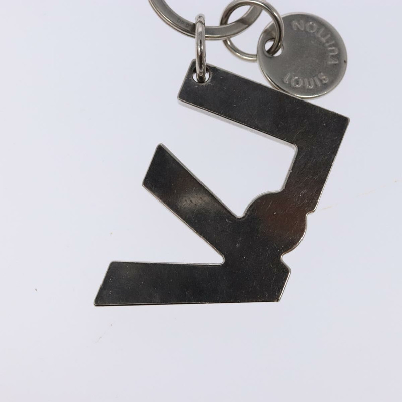 【日本直送】路易威登 Porte Cles LV 繩索吊飾 金屬 銀色 M66497 LV Auth 133502-8