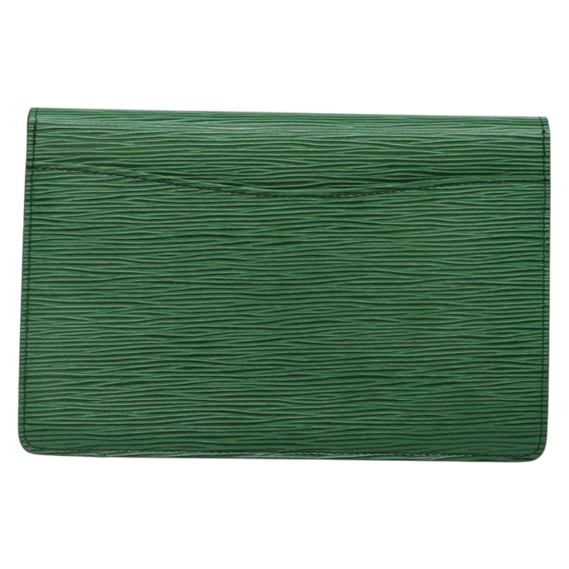 【日本直送】路易威登 Epi Montaigne 23 手拿包 綠色 M52664 LV 授權 129609-1