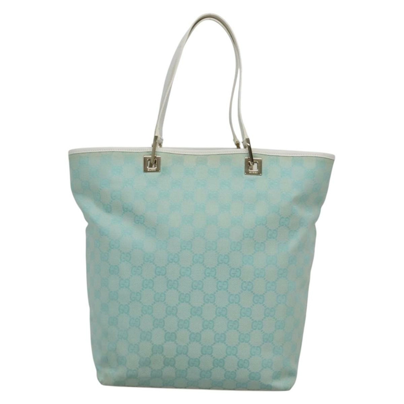 【日本直送】GUCCI GG 帆布托特包淺藍金色 002 1098 1705 正品 136880-1