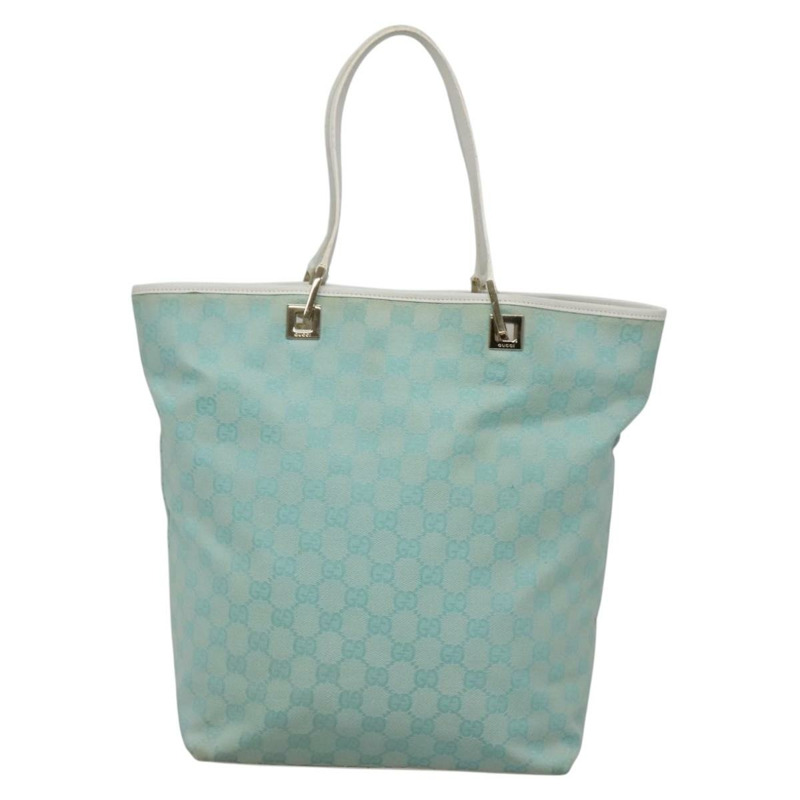 【日本直送】GUCCI GG 帆布托特包淺藍金色 002 1098 1705 正品 136880-12