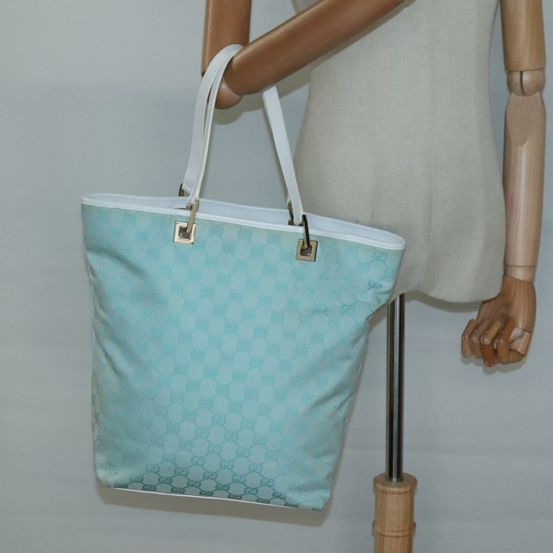 【日本直送】GUCCI GG 帆布托特包淺藍金色 002 1098 1705 正品 136880-19