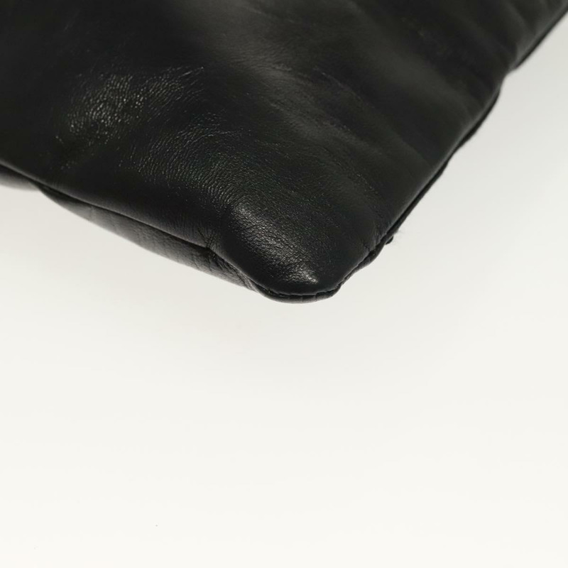 【日本直送】PRADA 鏈條單肩包 皮革 黑金色 正品 129605-15