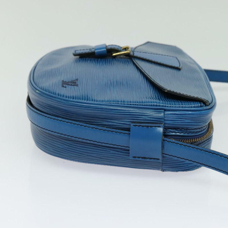 【日本直送】路易威登 Epi June Feuille 單肩包 藍色 M52155 LV 授權 136985-3