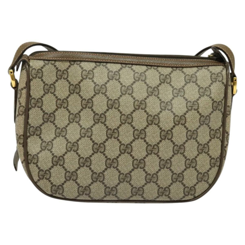 【日本直送】GUCCI GG Supreme Web Sherry Line 單肩包 PVC 米色 89 02 032 正品 135357-1