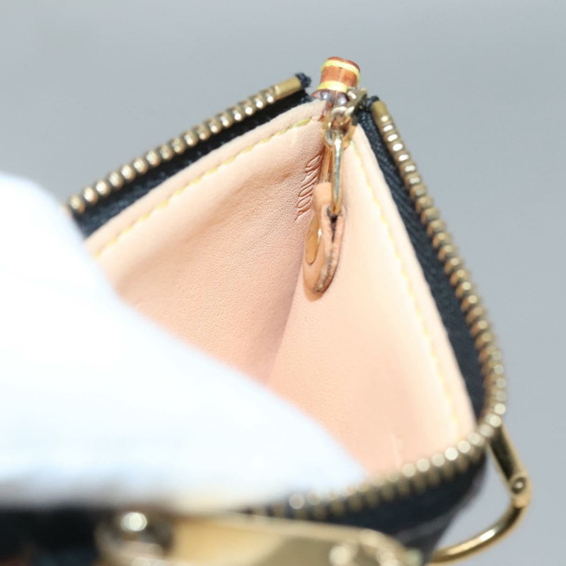 【日本直送】路易威登 Multicolor Pochette Cles 零錢包 黑色 M13664 LV Auth 136877-17