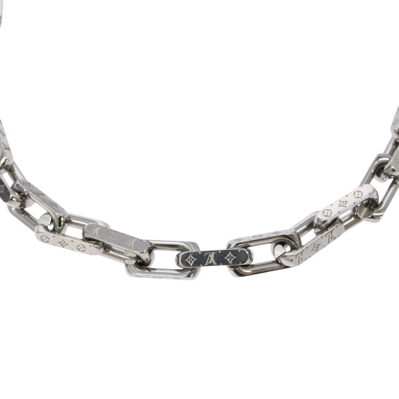 【日本直送】LOUIS VUITTON 鏈條項鍊 金屬 銀色 M00307 LV Authentic 135753M-0