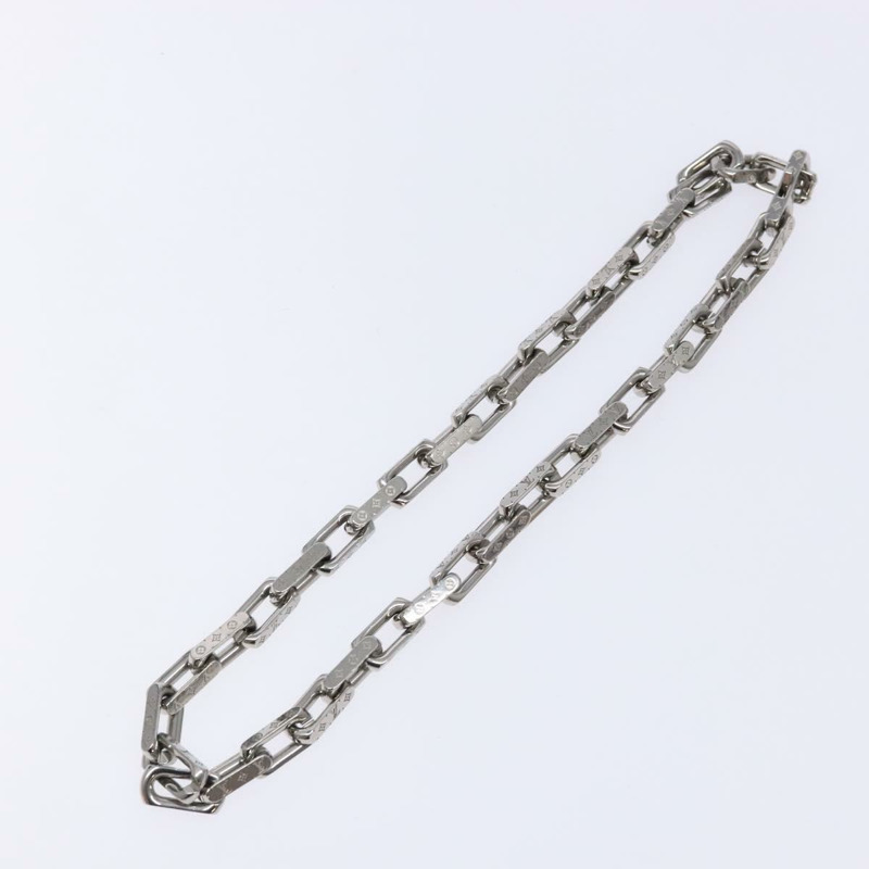 【日本直送】路易威登 (LOUIS VUITTON) 金屬銀色項鍊 M00307 LV Auth 135753M-5