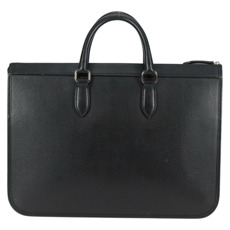 【日本直送】BURBERRY 商務包 黑色皮革 正品 BA4581-1
