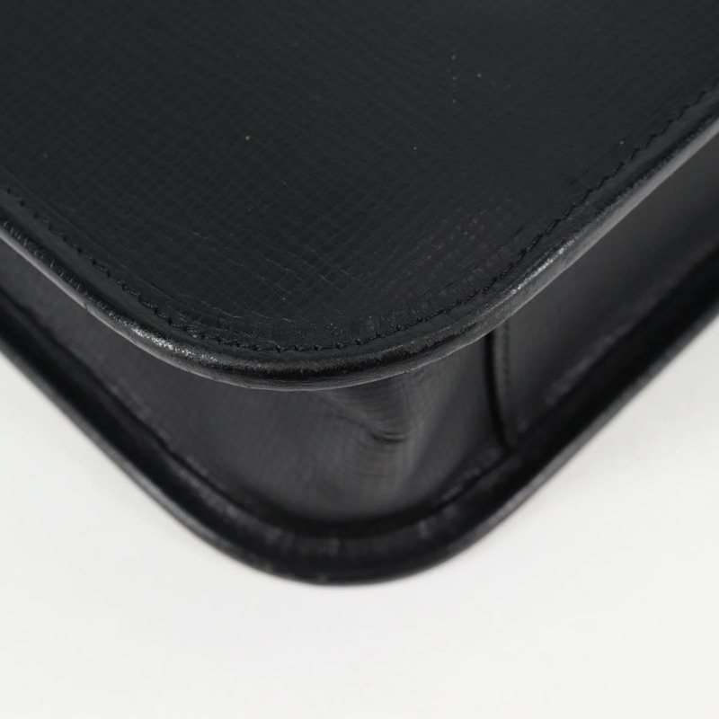 【日本直送】BURBERRY 商務包 黑色皮革 正品 BA4581-9