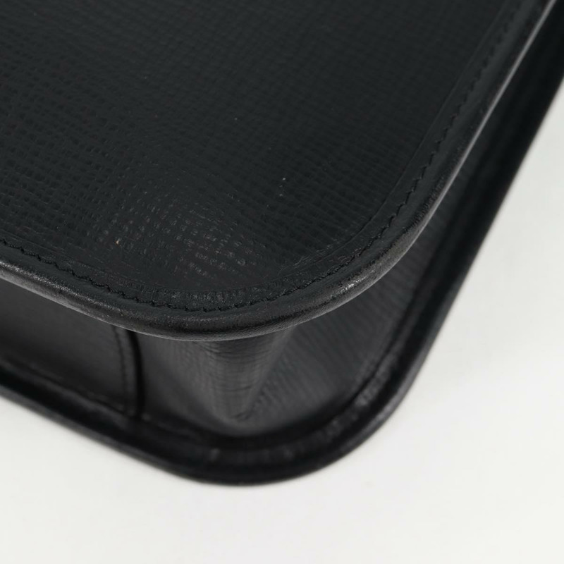 【日本直送】BURBERRY 商務包 黑色皮革 正品 BA4581-16