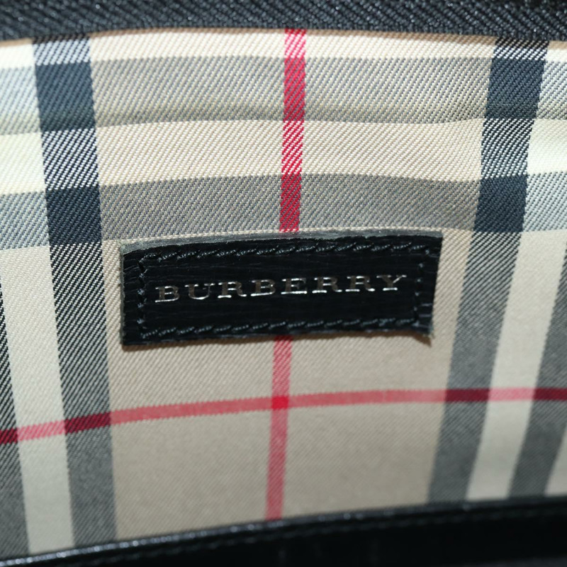 【日本直送】BURBERRY 商務包 黑色皮革 正品 BA4581-19