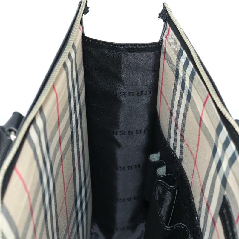 【日本直送】BURBERRY 商務包 黑色皮革 正品 BA4581-21