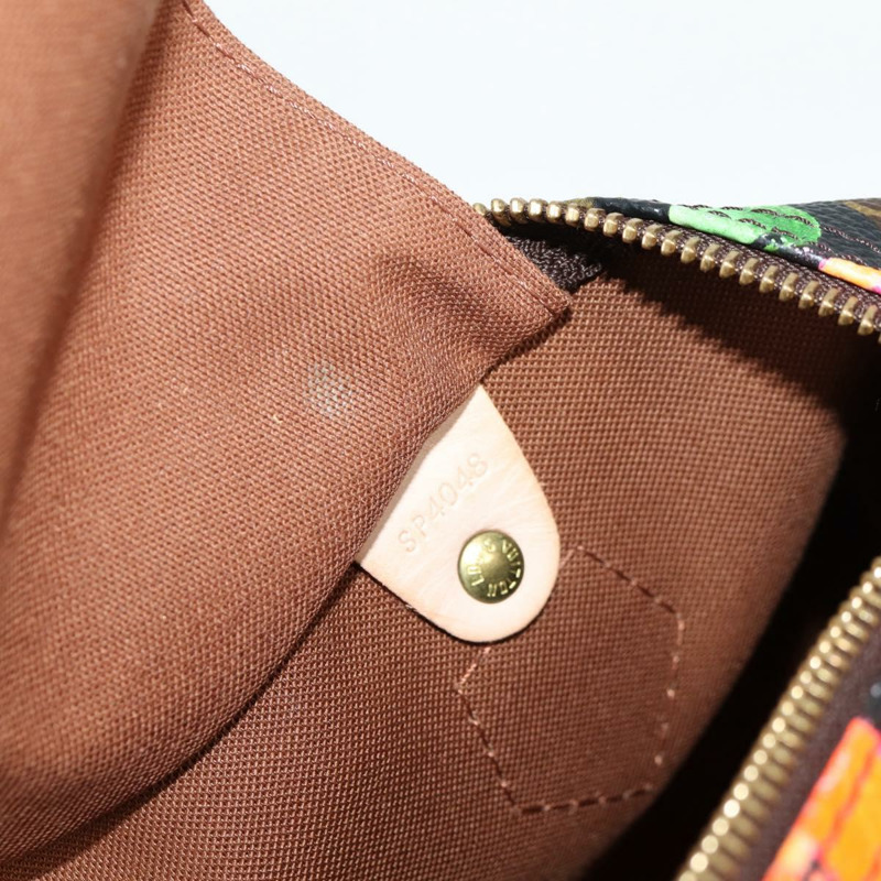 【日本直送】路易威登 Monogram Rose Speedy 30 手提包橙色粉紅色 M48610 正品 136544V-10