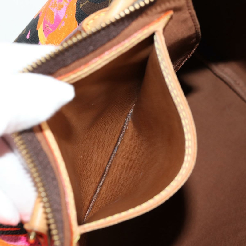 【日本直送】路易威登 Monogram Rose Speedy 30 手提包橙色粉紅色 M48610 正品 136544V-21