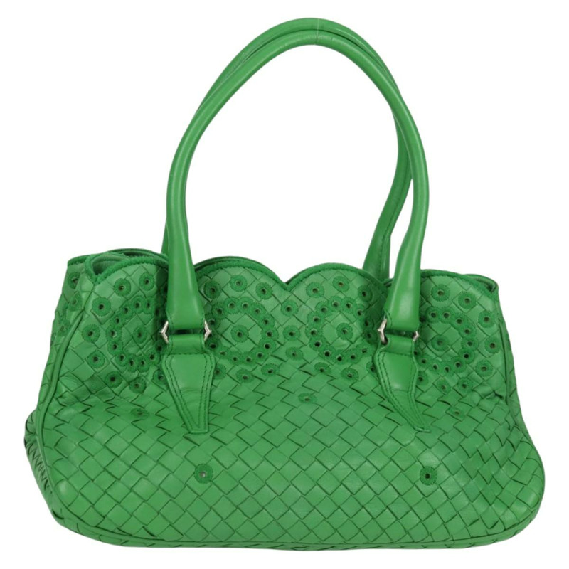 【日本直送】BOTTEGA VENETA INTRECCIATO 手袋 皮革 綠色 156586 正品 136456V-0