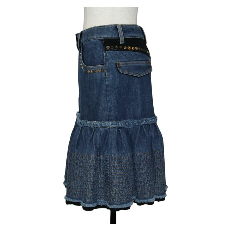 【日本直送】路易威登牛仔裙 海軍藍 LV 正品 131200V-2