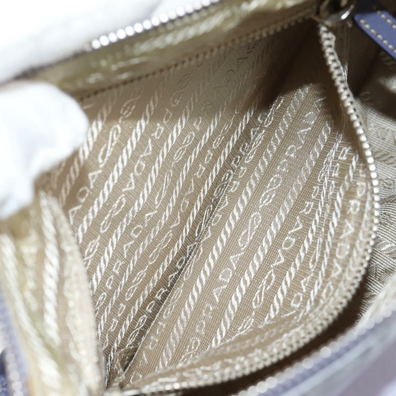 【日本直送】PRADA 單肩包 尼龍 紫色 銀色 正品 137447V-21