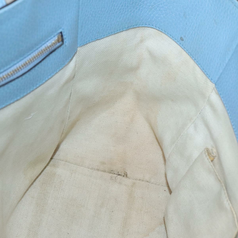 【日本直送】GUCCI 托特包 皮革 淺藍色 354408 正品 136670-17