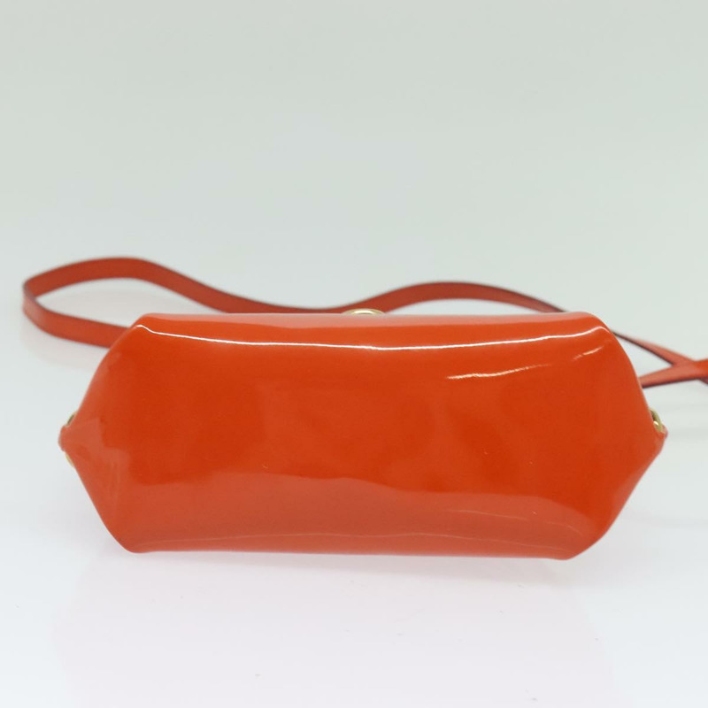 【日本直送】Salvatore Ferragamo Gancini 手袋 琺瑯 2 款 橙金色 正品 137418-4