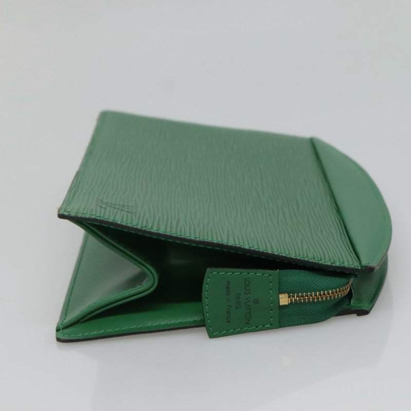 【日本直送】路易威登 Epi Trousse Crete 手拿包 綠色 M48404 LV 授權 136636-3