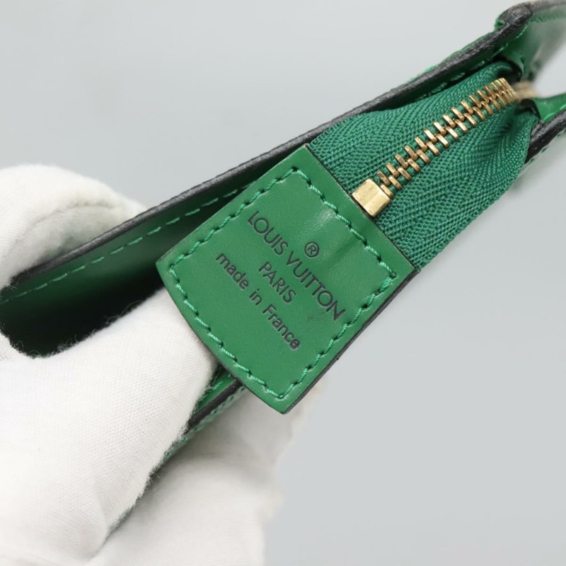 【日本直送】路易威登 Epi Trousse Crete 手拿包 綠色 M48404 LV 授權 136636-7