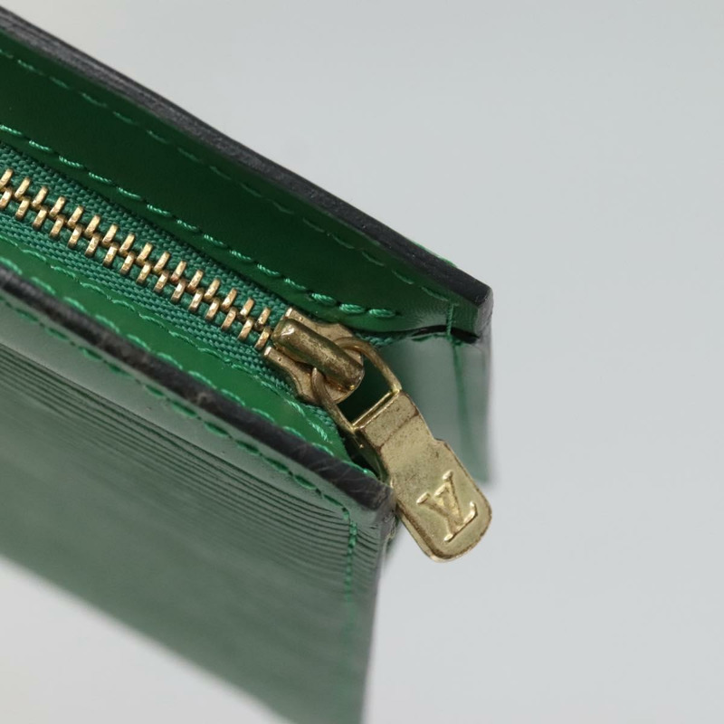 【日本直送】路易威登 Epi Trousse Crete 手拿包 綠色 M48404 LV 授權 136636-8