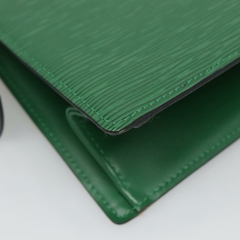 【日本直送】路易威登 Epi Trousse Crete 手拿包 綠色 M48404 LV 授權 136636-15