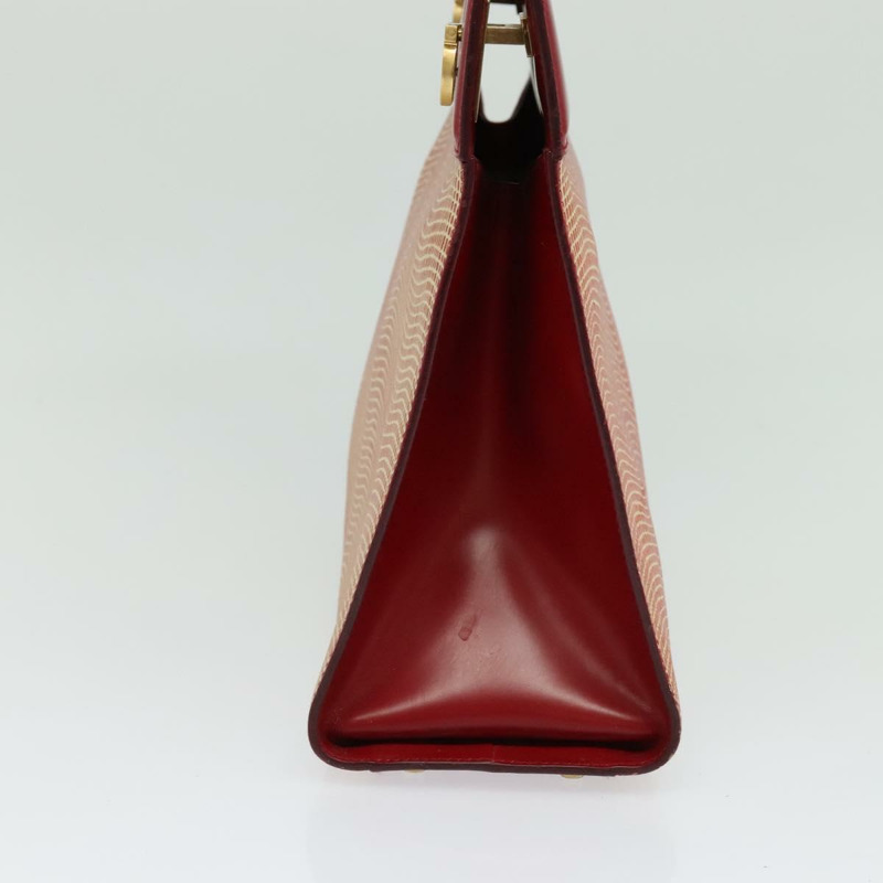 【日本直送】Salvatore Ferragamo Gancini 手提包 皮革 紅金 正品 137177-3