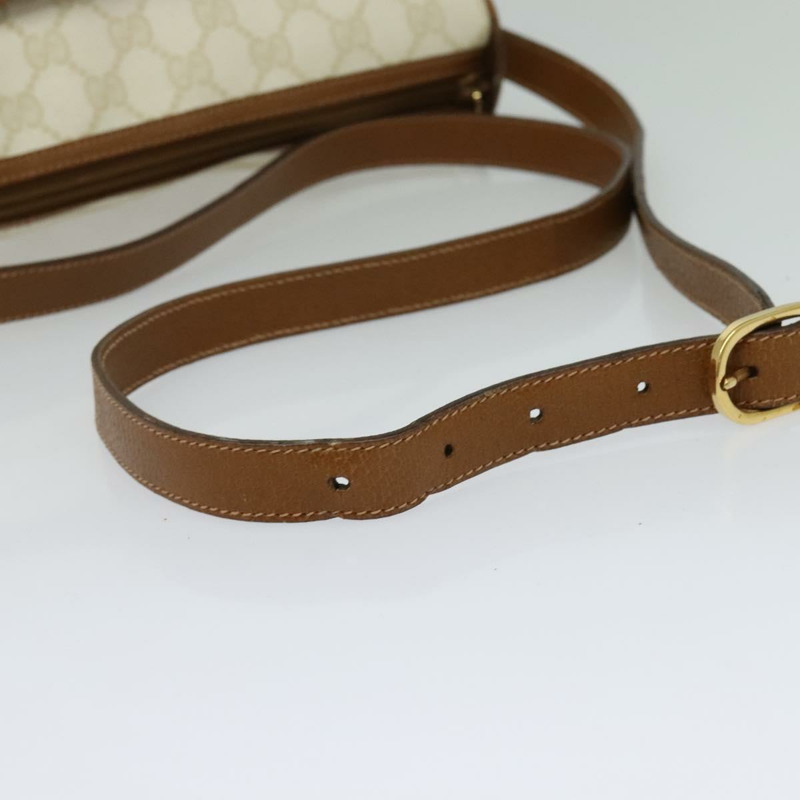 【日本直送】GUCCI GG Supreme 單肩包 PVC 白金 89 02 077 正品 137208-6