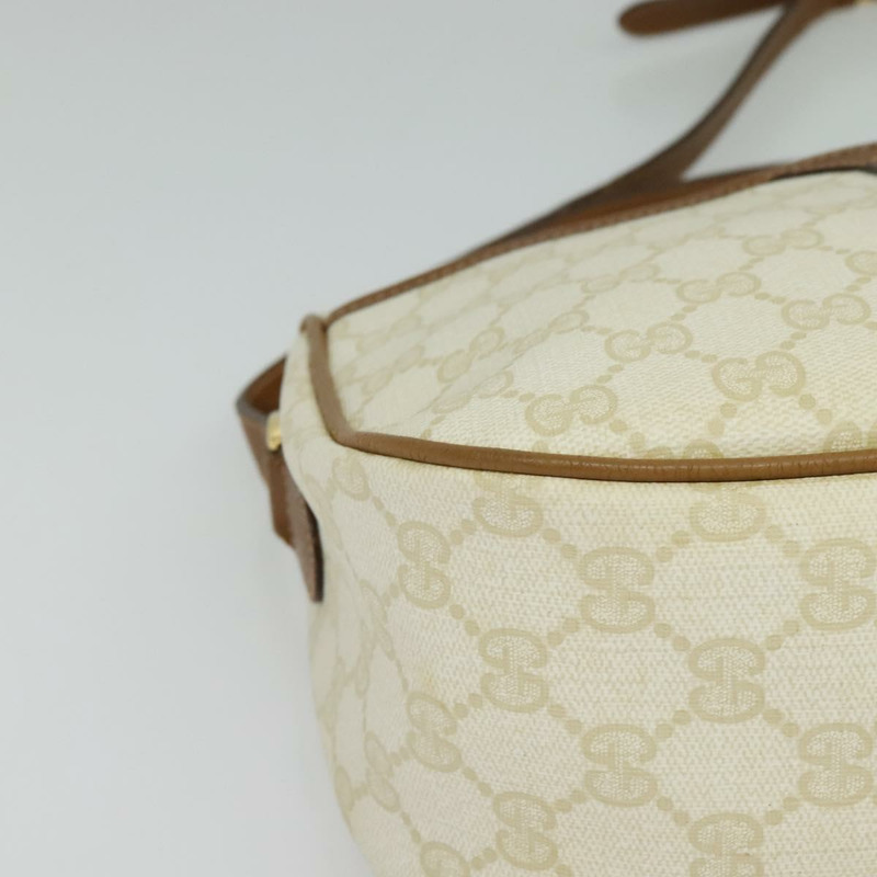 【日本直送】GUCCI GG Supreme 單肩包 PVC 白金 89 02 077 正品 137208-8