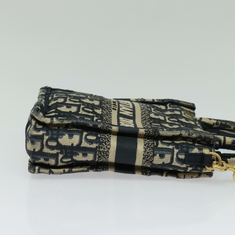 【日本直送】Christian Dior Trotter 帆布 Book Tote 迷你手提包 2 款可選海軍藍金色正品 137179-3