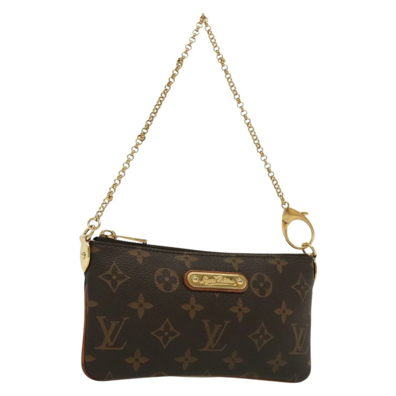【日本直送】路易威登 Monogram Chain Pochette Mila 中配件袋 M60094 正品 137382-0