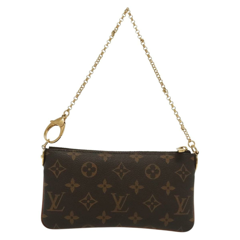 【日本直送】路易威登 Monogram Chain Pochette Mila 中配件袋 M60094 正品 137382-1