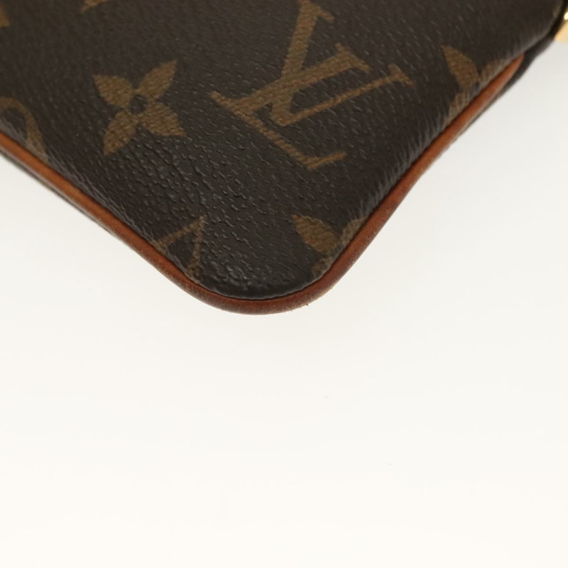 【日本直送】路易威登 Monogram Chain Pochette Mila 中配件袋 M60094 正品 137382-16