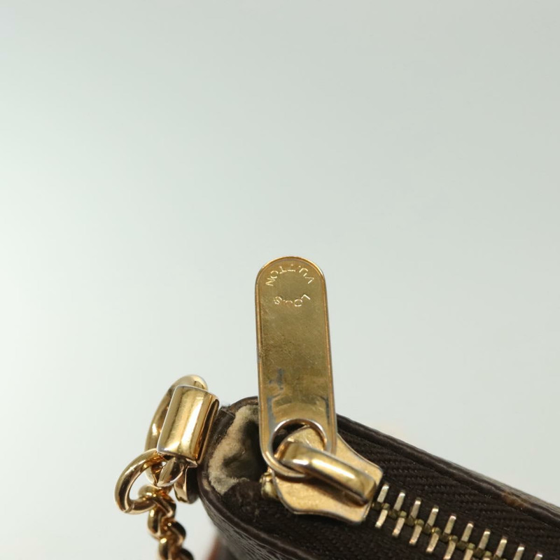 【日本直送】路易威登 Monogram Chain Pochette Mila 中配件袋 M60094 正品 137382-18