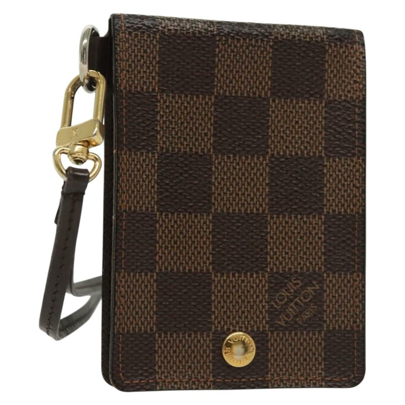 【日本直送】路易威登 Damier Ebene Porte Cartes ID Bandouliere 保護套 N60016 正品 137306-0