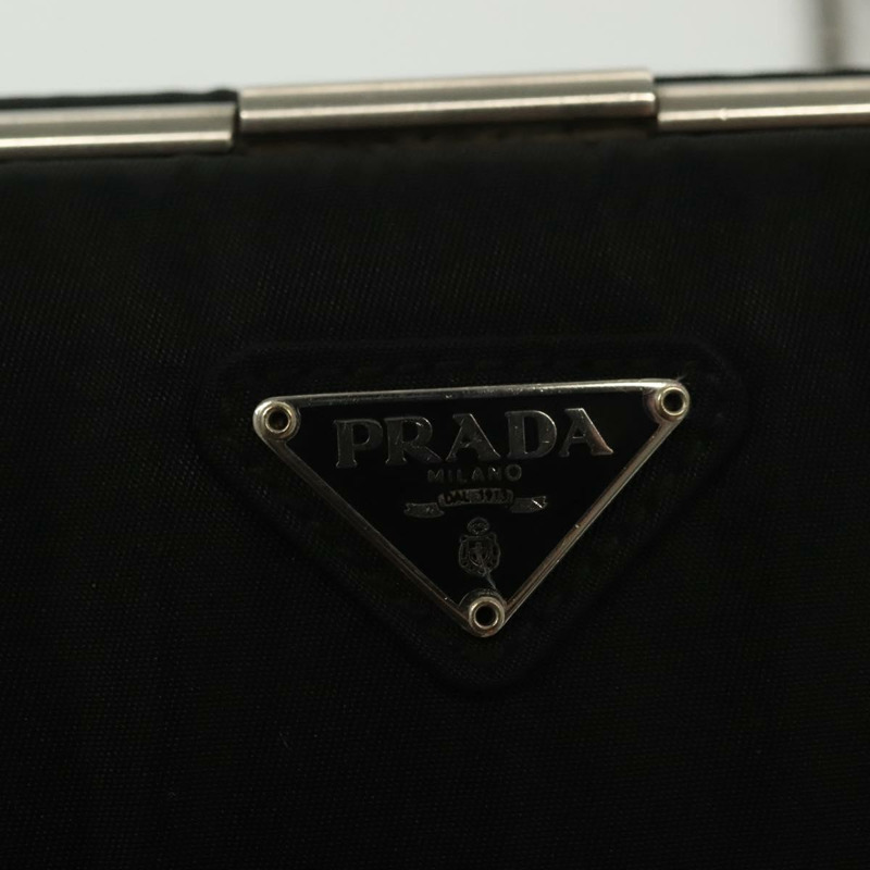 【日本直送】PRADA 單肩包 尼龍皮革 黑色銀色 正品 137290-16