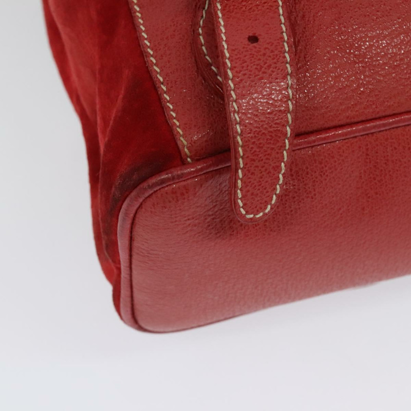 【日本直送】GUCCI 竹子背包 絨面革 紅金 003 2058 0016 正品 137695-17