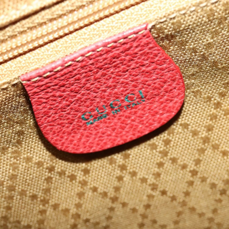 【日本直送】GUCCI 竹子背包 絨面革 紅金 003 2058 0016 正品 137695-18