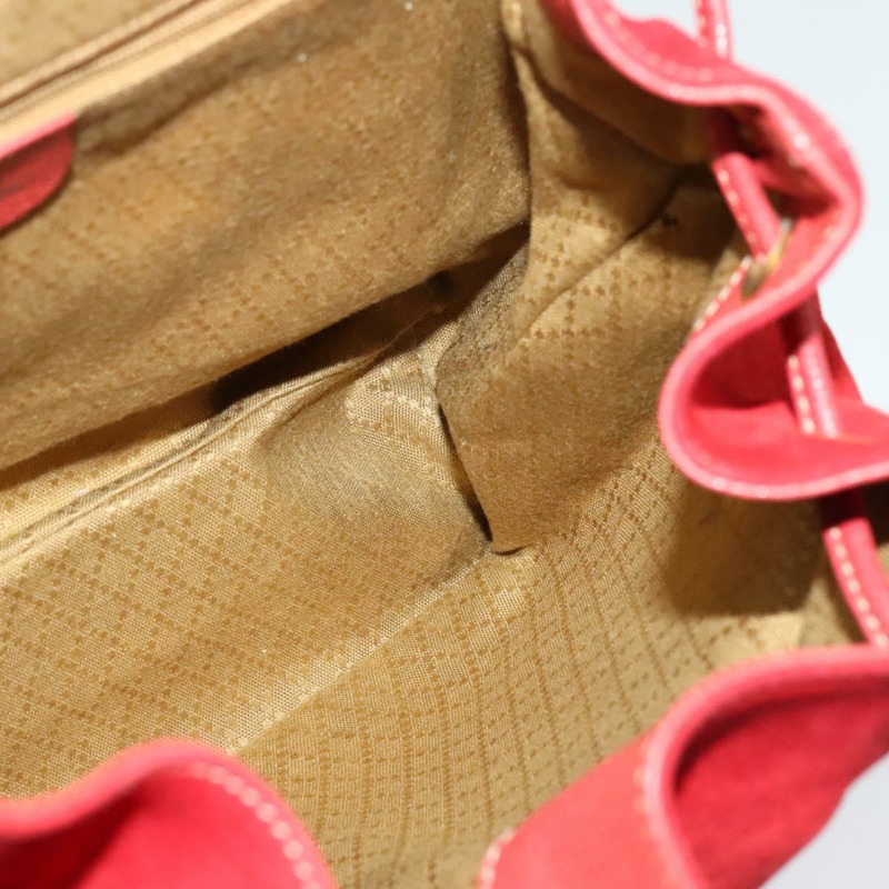 【日本直送】GUCCI 竹子背包 絨面革 紅金 003 2058 0016 正品 137695-19