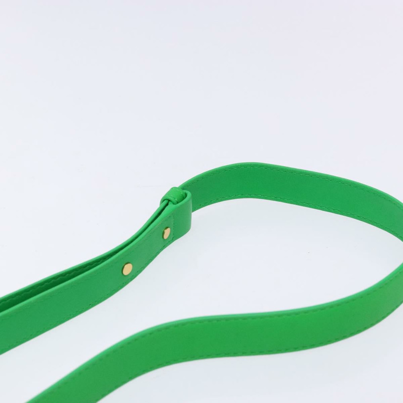 【日本直送】BOTTEGA VENETA MAXI INTRECCIATO 糖果卡式包皮革綠色正品 137583-7